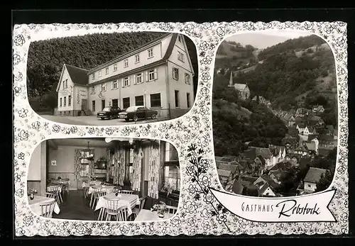 AK Hambach an der Bergstrasse, Gasthaus und Pension Zum Rebstock, Peter Jäger