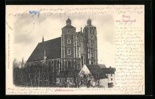 AK Ingolstadt, Blick auf die Liebfrauenkirche