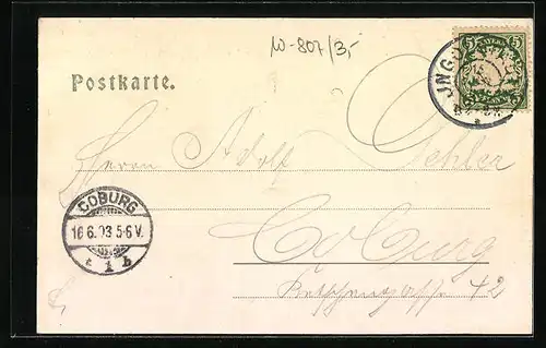 AK Ingolstadt, Blick auf die Liebfrauenkirche