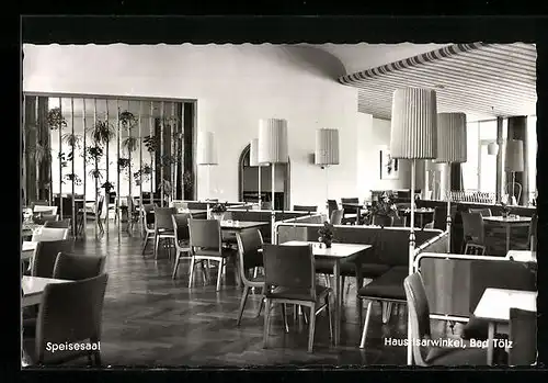 AK Bad Tölz, Speisesaal von Haus Isarwinkel