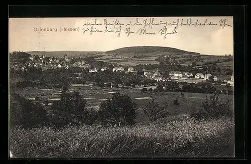 AK Ortenberg /Hessen, Blick auf den Ort