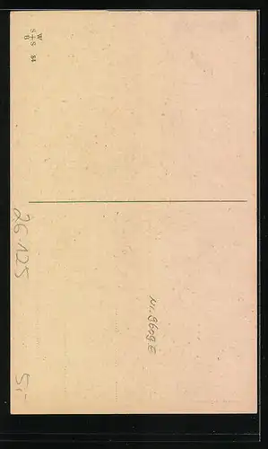 Künstler-AK Willi Scheuermann: Mann spuckt auf eine Bowlingkugel