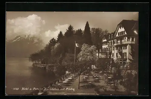 AK Hertenstein, Hotel und Pension Hertenstein mit Pilatus