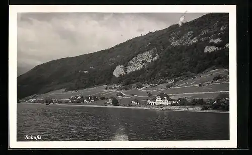 AK Schafis, Gesamtansicht am Ufer