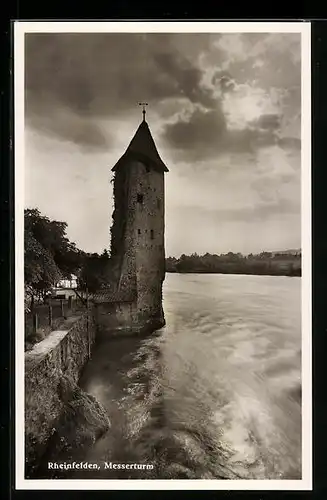 AK Rheinfelden, Flusspartie am Messerturm