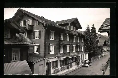 AK Adelboden, Hotel Alpenrose von G. Aellig-Mauerhofer