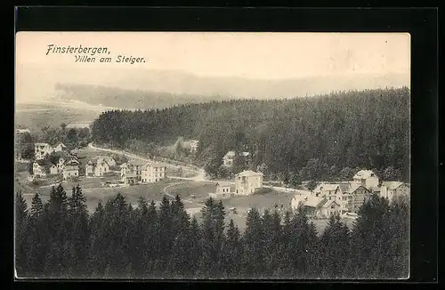 AK Finsterbergen, Villen am Steiger