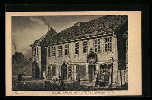 AK Eutin, Carl Maria Weber`s Geburtshaus