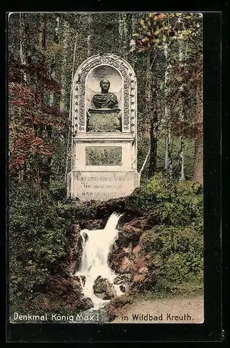 AK Wildbad Kreuth, Denkmal König Max I.