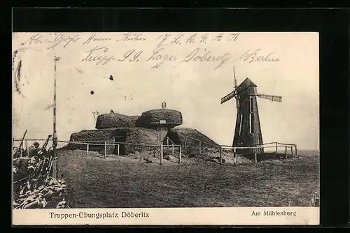 AK Döberitz, Truppenübungsplatz, am Mühlenberg