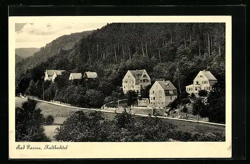 AK Bad Nassau, Teilansicht im Kaltbachtal