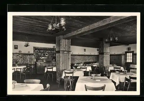 AK Walporzheim, Inneres der Gaststätte Bauernschenke