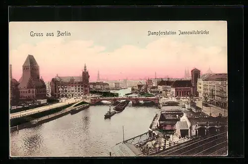 AK Berlin, Dampferstation Jannowitzbrücke