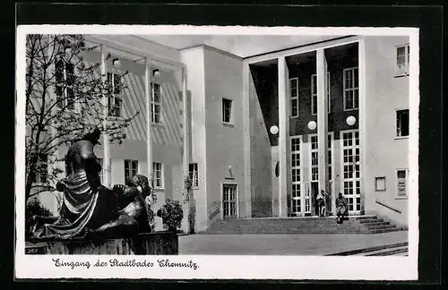 AK Chemnitz, Eingang des Stadtbades