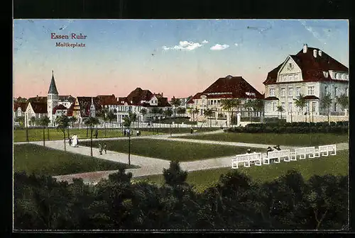 AK Essen /Ruhr, Moltkeplatz