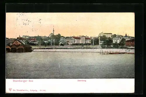 AK Starnberg, Ortsansicht am Starnberger See