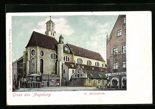 AK Augsburg, St. Moritzkirche