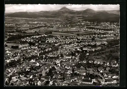 AK Faurndau /Württ., Totalansicht vom Flugzeug aus