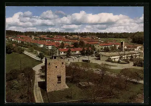 AK Plochingen, Vorstadt Stumpenhof aus der Vogelschau
