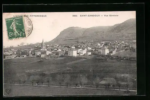 AK Saint-Sandoux, Vue Gènèrale