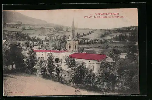 AK Aydat, Le Village (Èglise du XII. siècle)