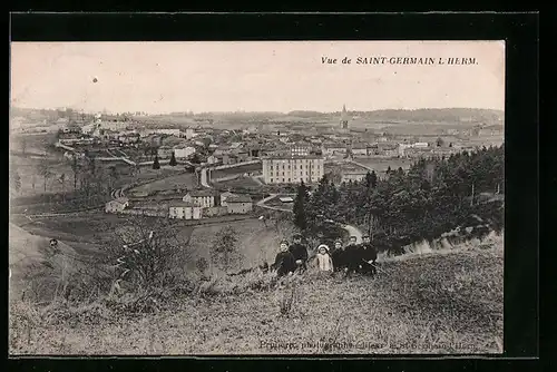 AK Saint-Germain-l`Herm, Vue Gènèrale