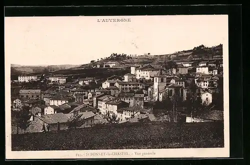 AK St. Bonnet-le-Chastel, Vue gènèrale