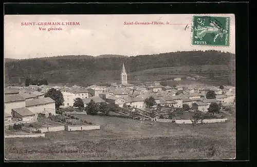 AK Saint-Germain-l`Herm, Vue Gènèrale