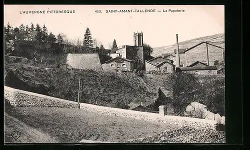 AK Saint-Amant-Tallende, La Papeterie