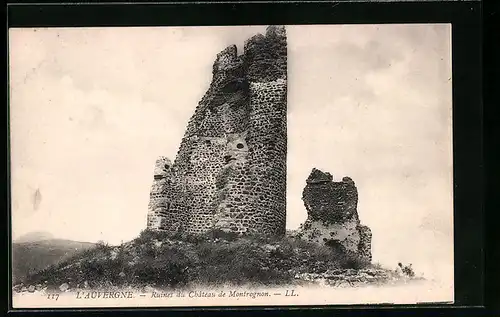 AK Montrognon, Ruines du Chateau