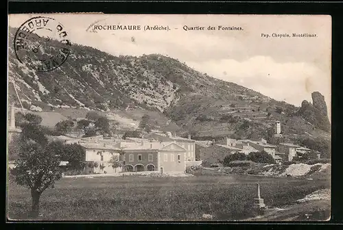 AK Rochemaure, Quartier des Fontaines