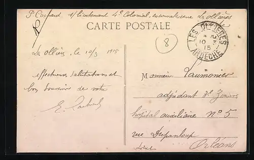 AK Les Ollières, Vue gènèrale