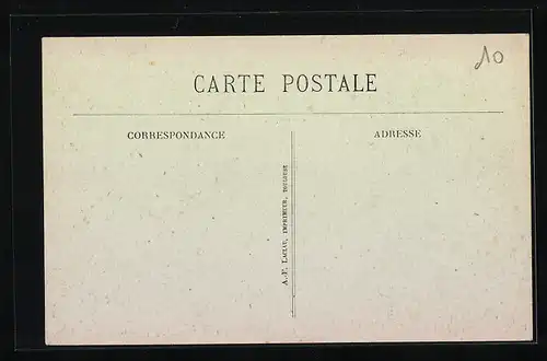 AK Rochepaule, Ortsansicht im Winter