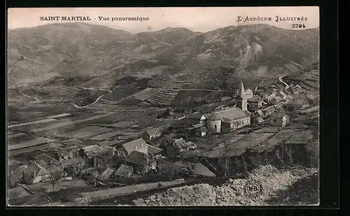 AK Saint Martial, Vue panoramique