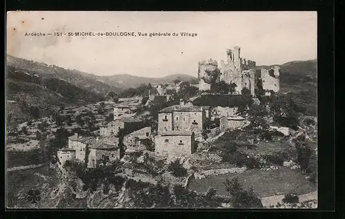 AK Saint-Michel-de-Boulogne, Vue gènèrale du Village