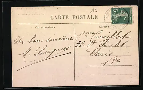 AK Saint-Laurent-les-Bains, L`entrèe de la Ville par la Route de La Bastide