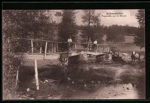 AK Alboussière, Passerelle sur le Duzon