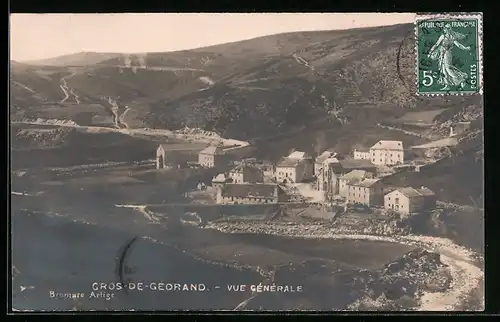 AK Cros-de-Géorand, Vue Gènèrale