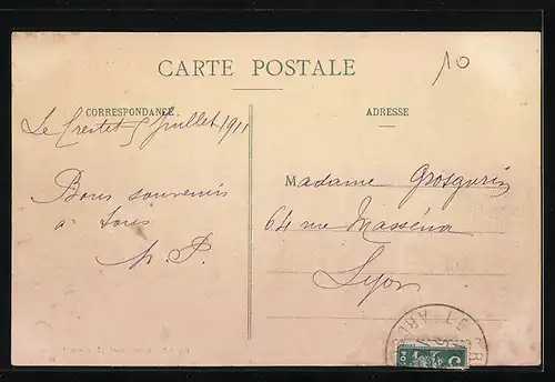 AK Le Crestet, Vue gènèrale