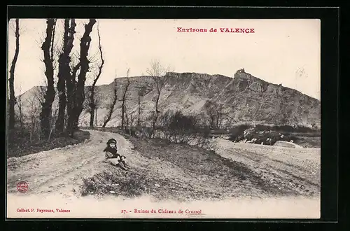 AK Crussol, Ruines du Chateau