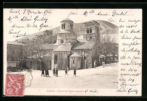 AK Cruas, Chevet de l`Eglise abbatiale