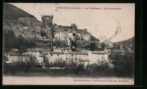 AK Cruas, Le Chateau-Vue gènèrale
