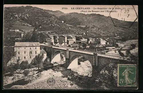 AK Le Cheylard, Le Quartier de la Gare