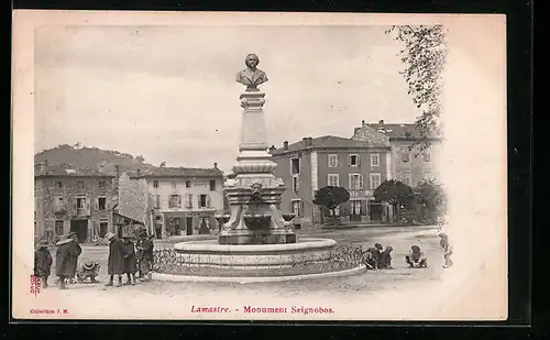 AK Lamastre, Monument Seignobos