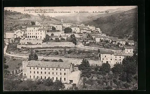 AK Saint-Martin-de-Valamas, Vue Gènèrale