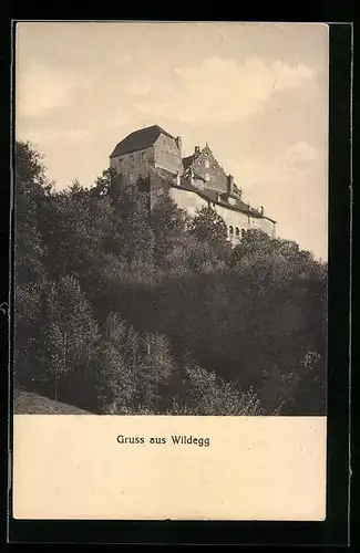 AK Wildegg, Blick zum Schloss