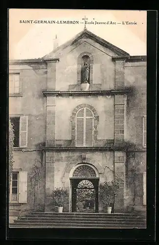 AK Saint-Germain-Lembron, Ecole Jeanne d`Arc-L`Entrèe