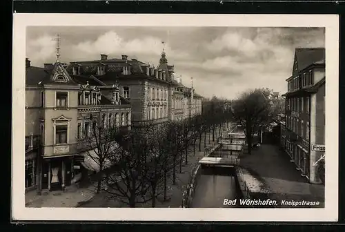 AK Bad Wörishofen, Kneippstrasse aus der Vogelschau