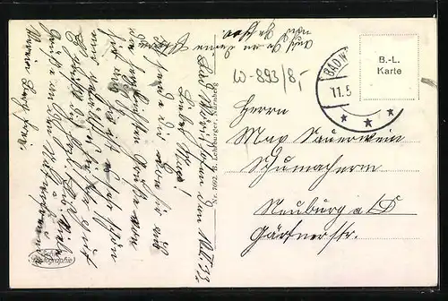 AK Bad Wörishofen, Kneippstrasse aus der Vogelschau