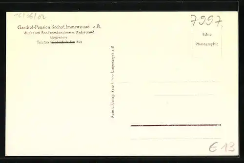 AK Immenstaad a. B., Gasthof-Pension Seehof